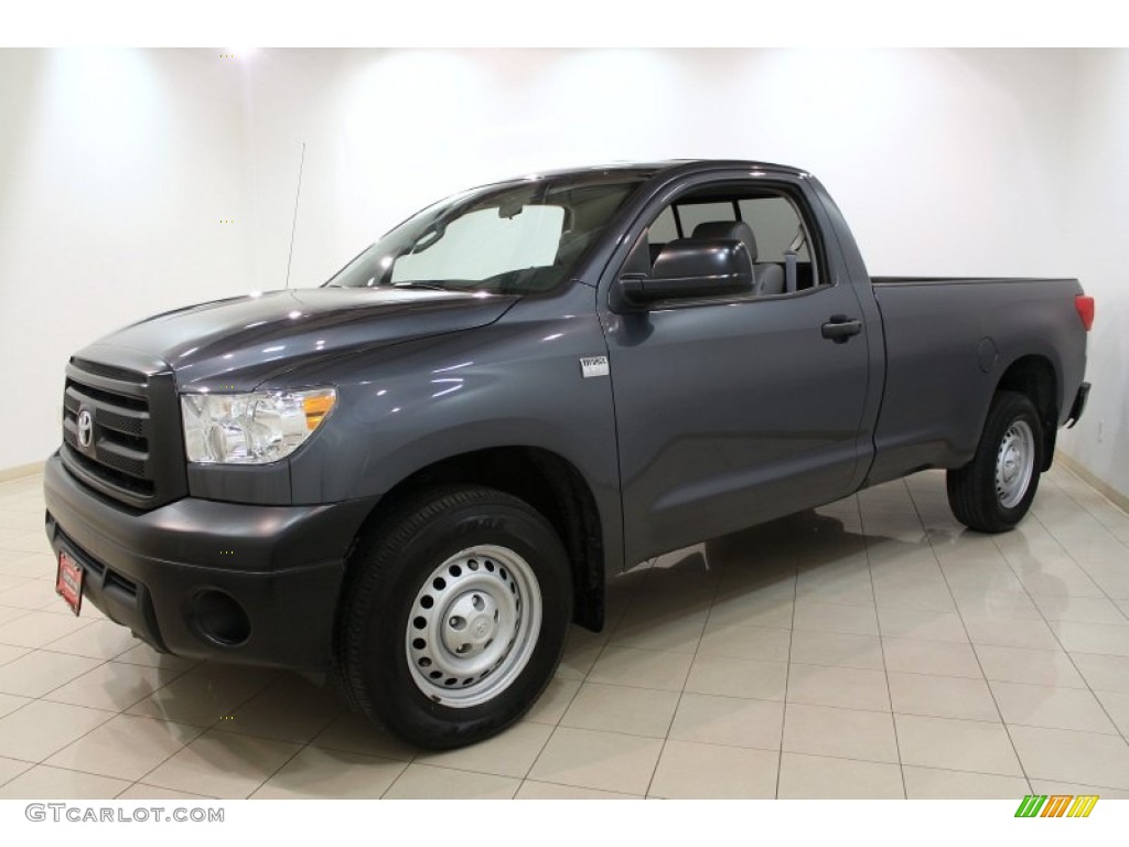 Slate Gray Metallic 2010 Toyota Tundra Regular Cab Exterior Photo #61708743