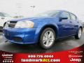 2012 Blue Streak Pearl Dodge Avenger SXT  photo #1