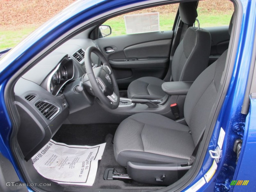 Black Interior 2012 Dodge Avenger SXT Photo #61709188