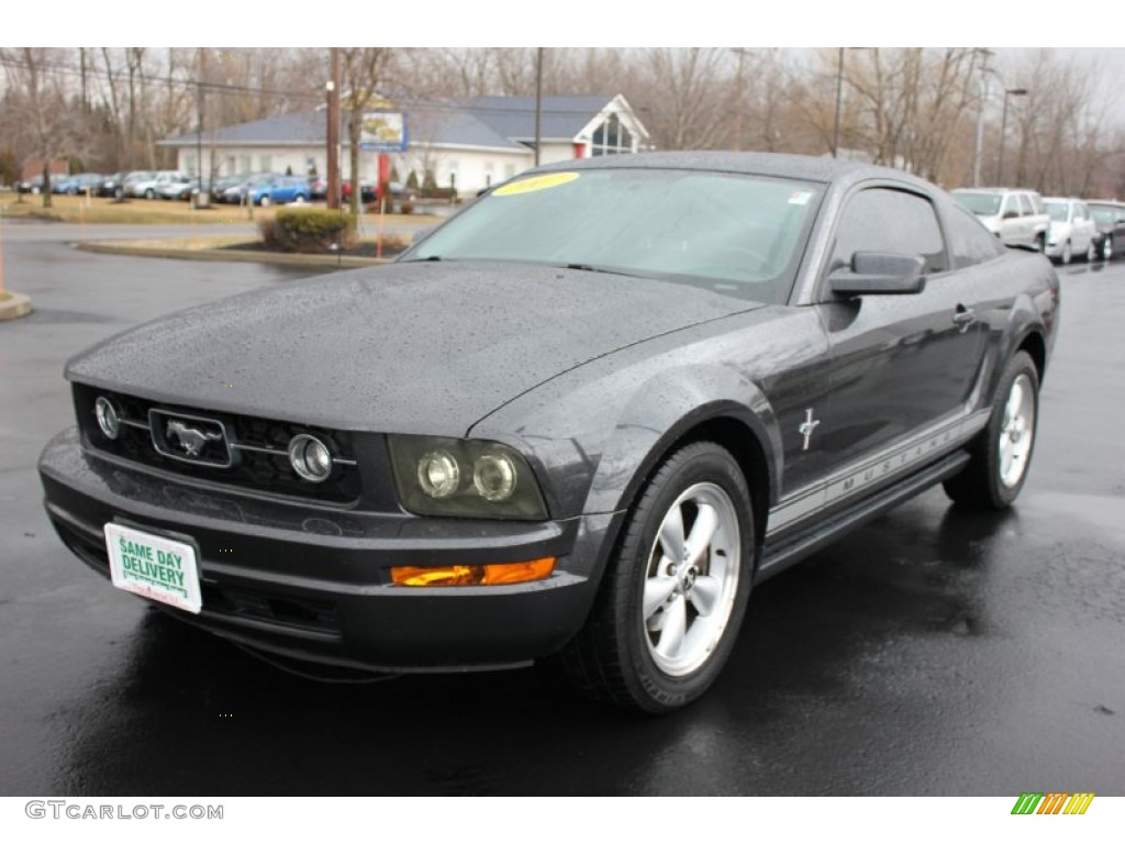 2007 Mustang V6 Deluxe Coupe - Alloy Metallic / Light Graphite photo #1