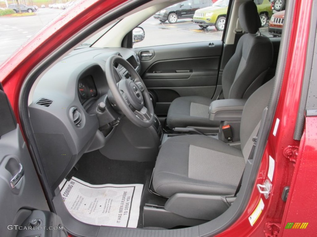 Dark Slate Gray Interior 2012 Jeep Compass Sport Photo #61710852