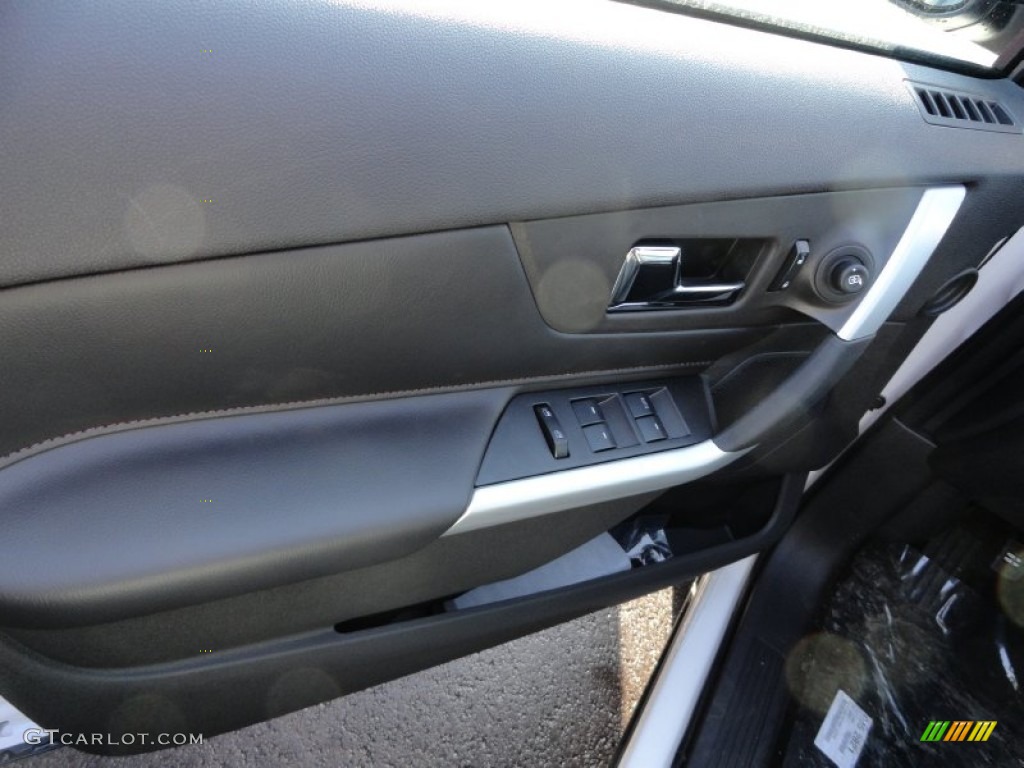 2012 Edge SEL AWD - White Platinum Metallic Tri-Coat / Charcoal Black photo #4