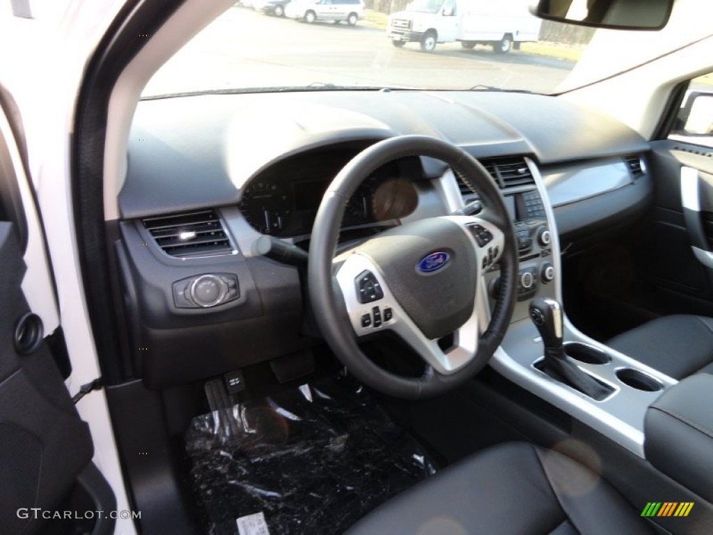 2012 Edge SEL AWD - White Platinum Metallic Tri-Coat / Charcoal Black photo #8
