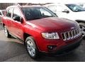 2012 Deep Cherry Red Crystal Pearl Jeep Compass Latitude  photo #1