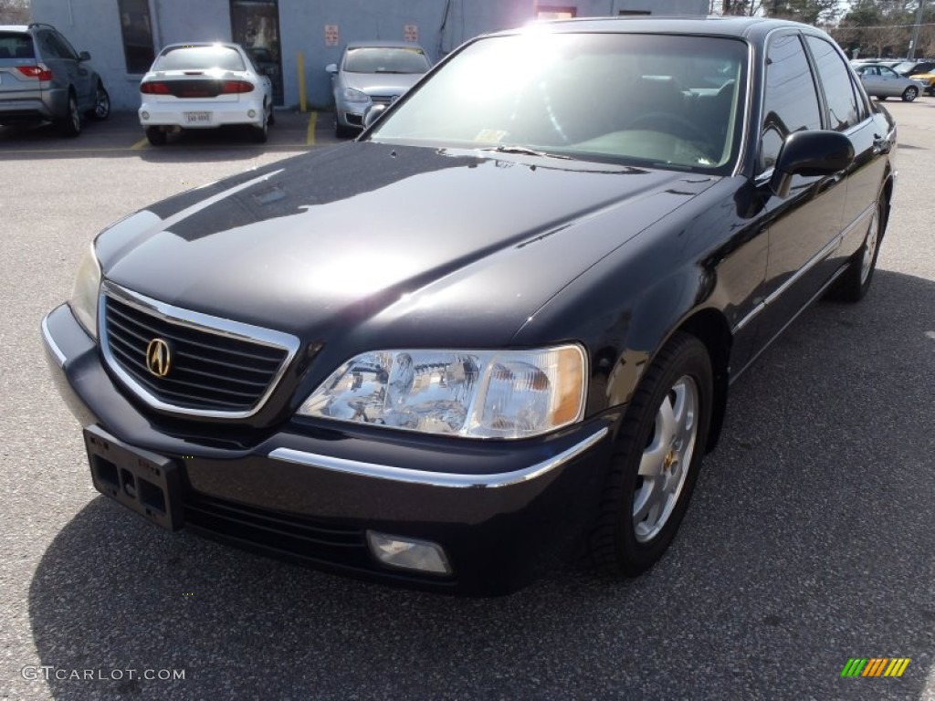 2002 RL 3.5 Sedan - Nighthawk Black / Parchment photo #3