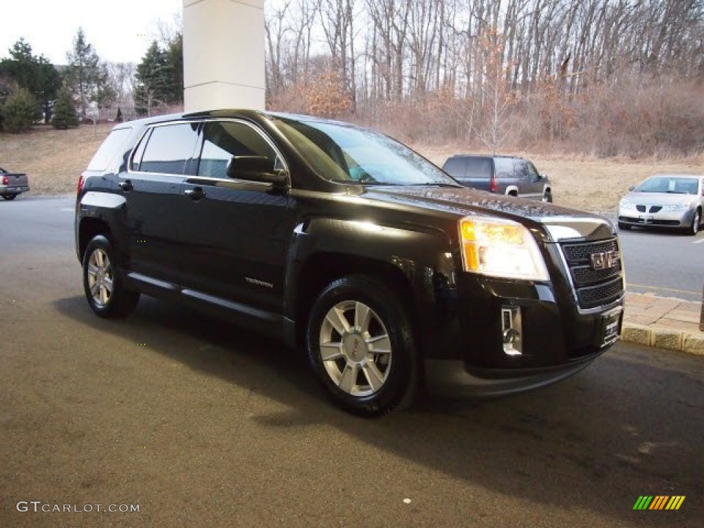 2010 Terrain SLE AWD - Onyx Black / Jet Black photo #1