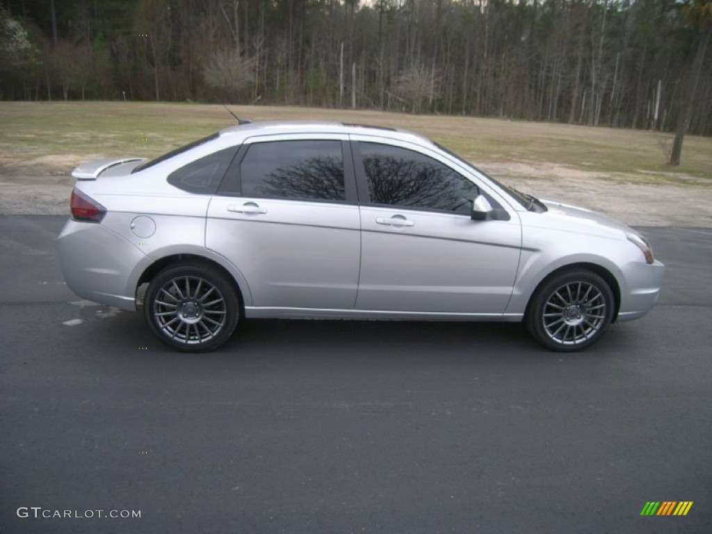 Ingot Silver Metallic 2010 Ford Focus SES Sedan Exterior Photo #61713270