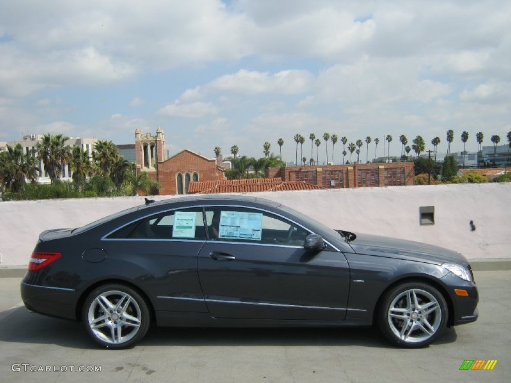 Steel Grey Metallic 2012 Mercedes-Benz E 350 Coupe Exterior Photo #61714290