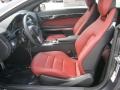 Red/Black 2012 Mercedes-Benz E 350 Coupe Interior Color
