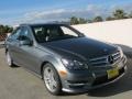 2012 Sapphire Grey Metallic Mercedes-Benz C 250 Sport  photo #1