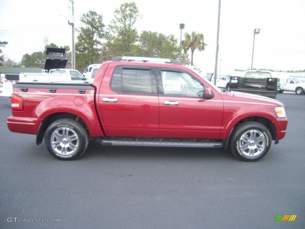 Sangria Red Metallic 2010 Ford Explorer Sport Trac Limited Exterior Photo #61715913