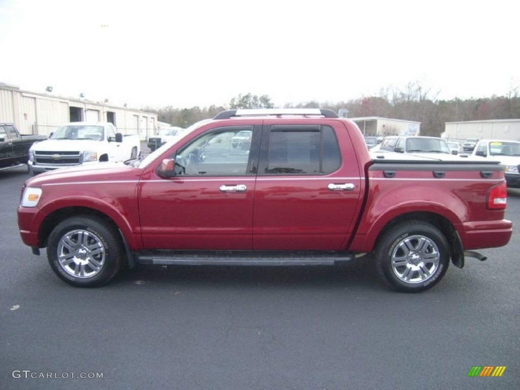 Sangria Red Metallic 2010 Ford Explorer Sport Trac Limited Exterior Photo #61715946