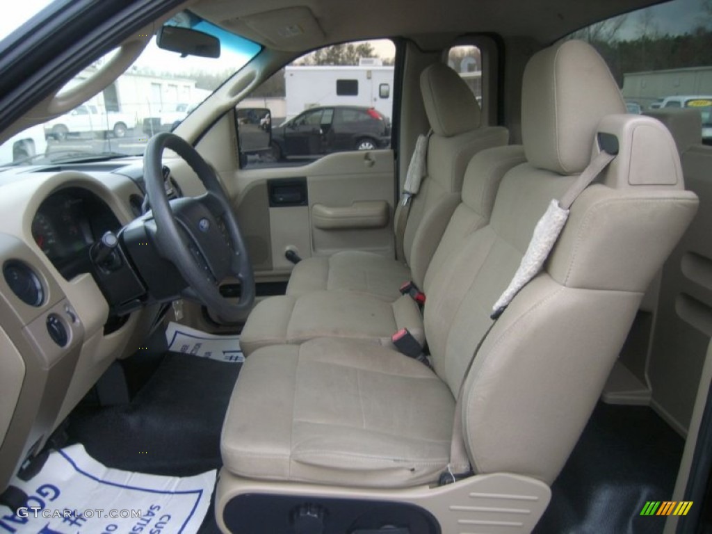 Tan Interior 2008 Ford F150 XLT Regular Cab Photo #61716275