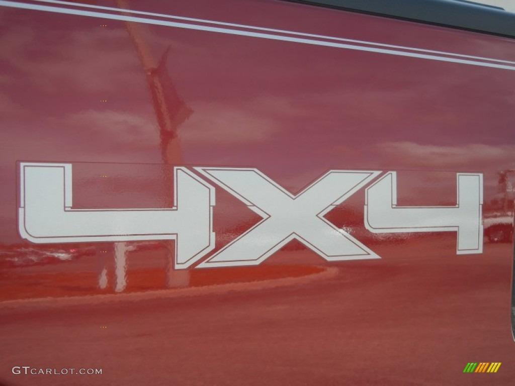 2010 F150 Platinum SuperCrew 4x4 - Red Candy Metallic / Sienna Brown Leather/Black photo #10