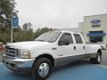 2002 Oxford White Ford F350 Super Duty Lariat Crew Cab Dually  photo #1