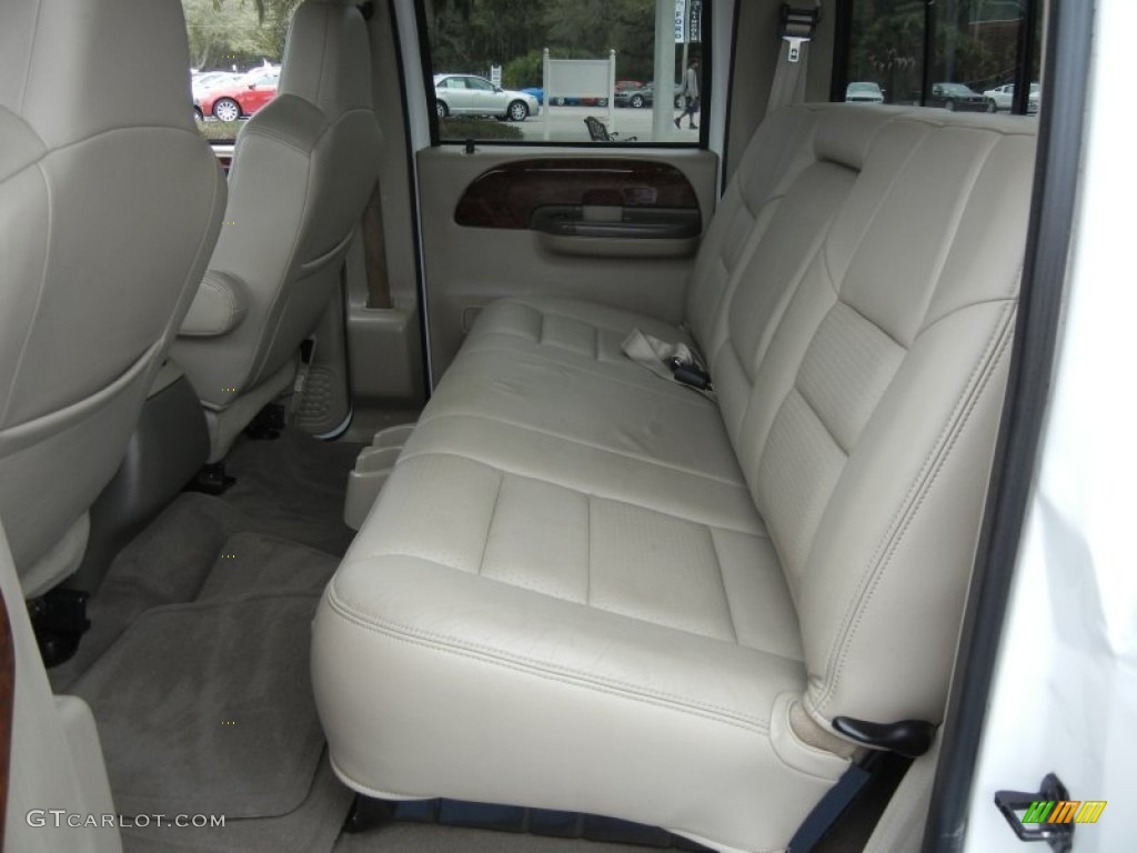 Medium Parchment Interior 2002 Ford F350 Super Duty Lariat Crew Cab Dually Photo #61717455