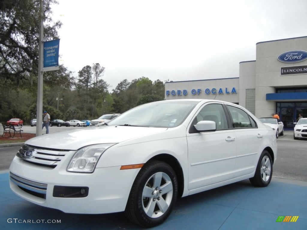 2007 Fusion SE - Oxford White / Light Stone photo #1