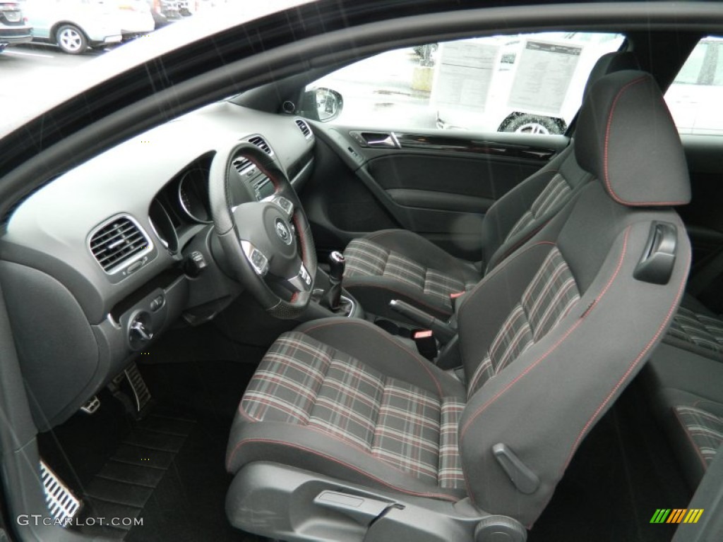 Interlagos Plaid Cloth Interior 2010 Volkswagen GTI 2 Door Photo #61717693
