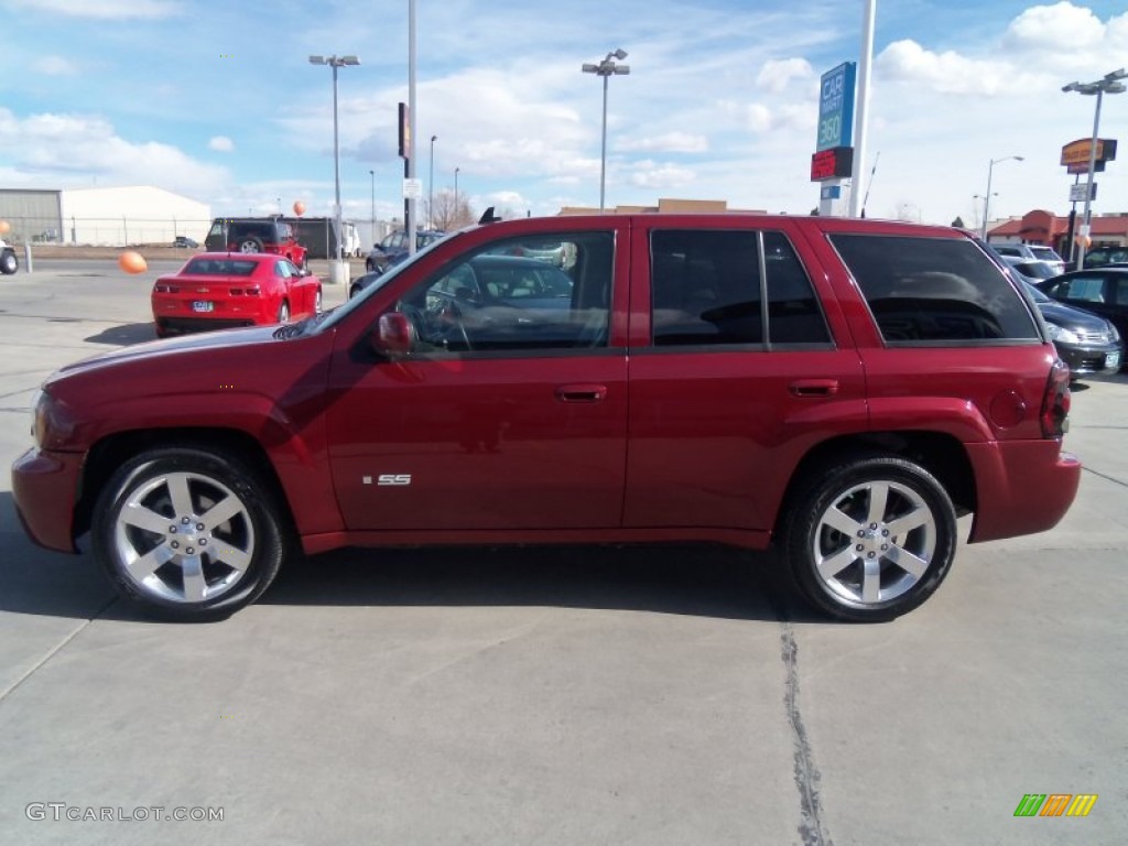 Dark Cherry Metallic 2009 Chevrolet TrailBlazer SS AWD Exterior Photo #61718307