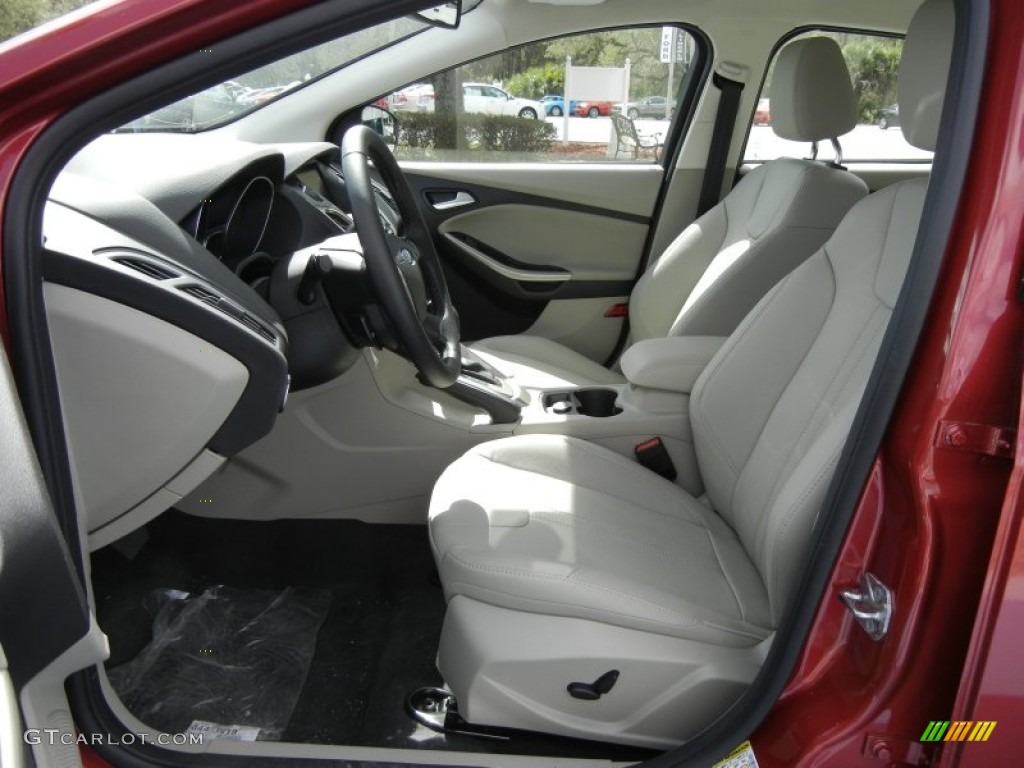 2012 Focus SEL Sedan - Red Candy Metallic / Stone photo #5