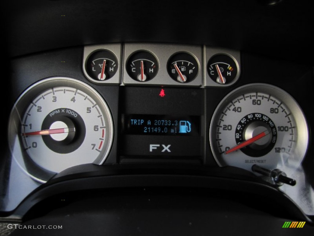 2010 Ford F150 FX4 SuperCab 4x4 Gauges Photo #61718691