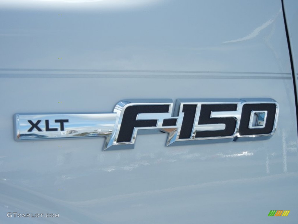 2012 F150 XLT SuperCab - Oxford White / Steel Gray photo #4