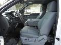 Steel Gray Front Seat Photo for 2012 Ford F150 #61718838
