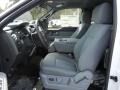 Steel Gray 2012 Ford F150 XLT SuperCab Interior Color