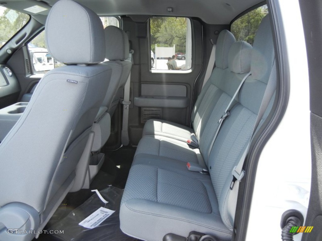 2012 F150 XLT SuperCab - Oxford White / Steel Gray photo #6