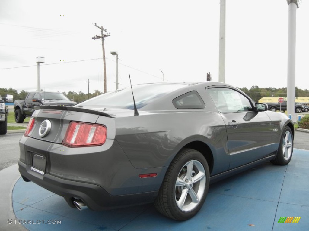 2012 Mustang GT Premium Coupe - Sterling Gray Metallic / Charcoal Black photo #3