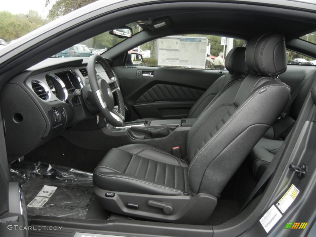 2012 Mustang GT Premium Coupe - Sterling Gray Metallic / Charcoal Black photo #5