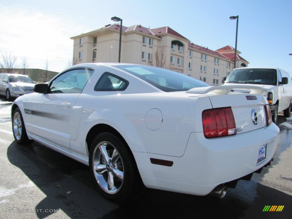 2008 Mustang GT/CS California Special Coupe - Performance White / Charcoal Black/Dove photo #5