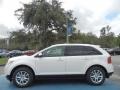 2012 White Platinum Metallic Tri-Coat Ford Edge SEL EcoBoost  photo #2