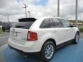 2012 White Platinum Metallic Tri-Coat Ford Edge SEL EcoBoost  photo #3