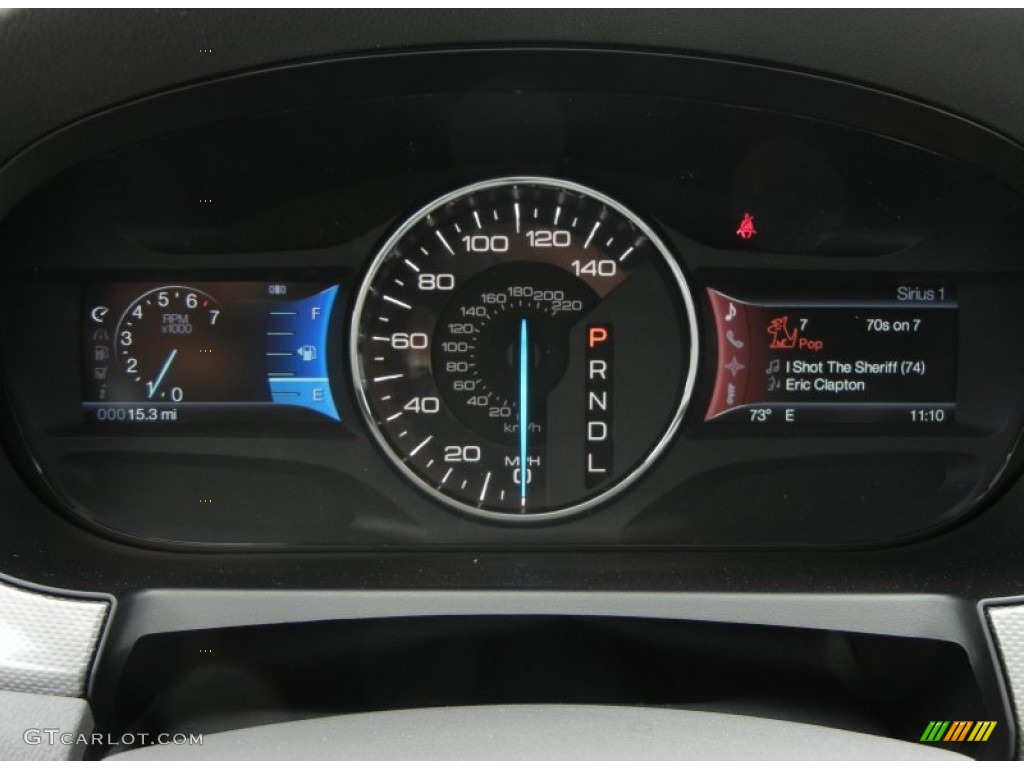 2012 Edge SEL EcoBoost - White Platinum Metallic Tri-Coat / Medium Light Stone photo #8