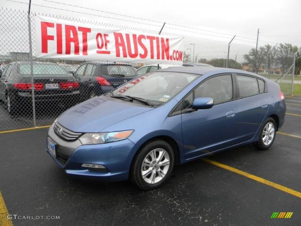 2010 Insight Hybrid EX - Atomic Blue Metallic / Gray photo #1