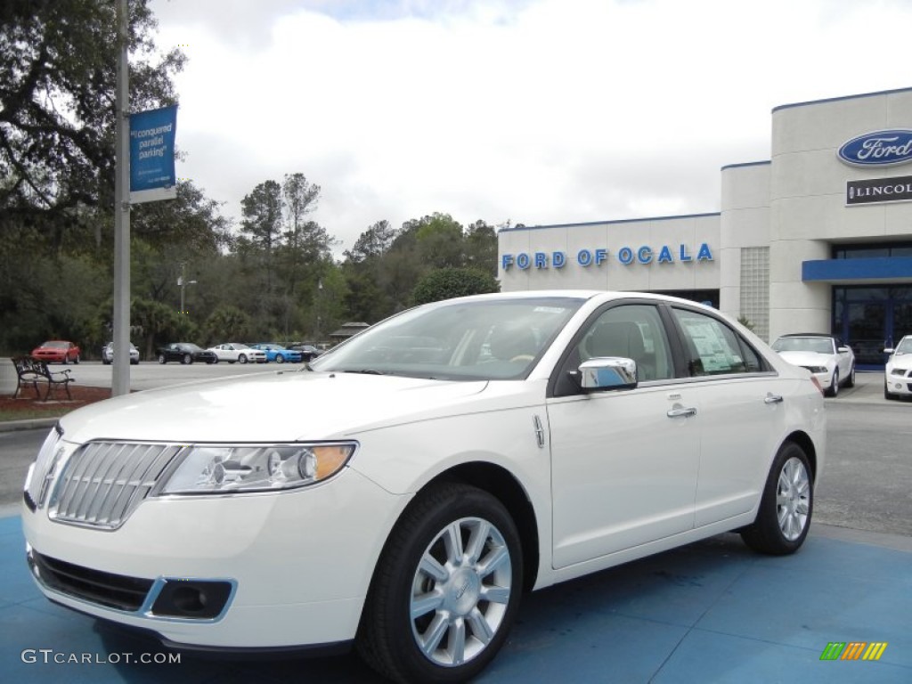 2012 MKZ FWD - Crystal Champagne Metallic Tri-Coat / Light Camel photo #1