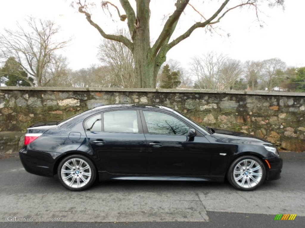 Carbon Black Metallic 2010 BMW 5 Series 535i Sedan Exterior Photo #61719741
