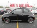 2012 Nero (Black) Fiat 500 Sport  photo #2