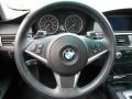 Black 2009 BMW 5 Series 535i Sedan Steering Wheel