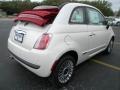 2012 Bianco Perla (Pearl White) Fiat 500 c cabrio Lounge  photo #2