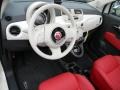 2012 Bianco Perla (Pearl White) Fiat 500 c cabrio Lounge  photo #6