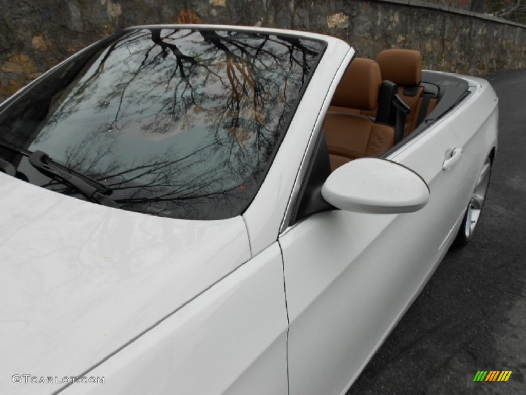 2009 3 Series 335i Convertible - Alpine White / Saddle Brown Dakota Leather photo #14