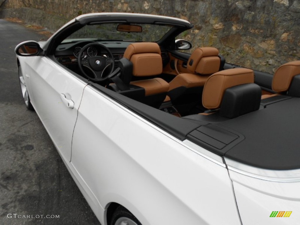 2009 3 Series 335i Convertible - Alpine White / Saddle Brown Dakota Leather photo #15