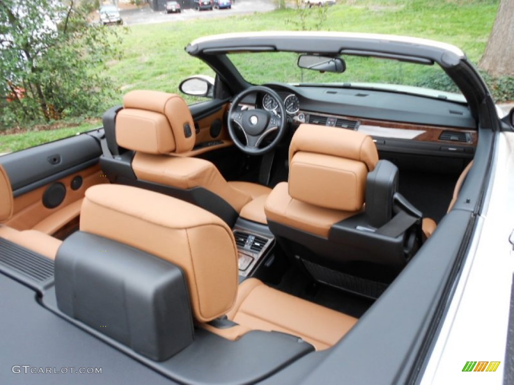 2009 3 Series 335i Convertible - Alpine White / Saddle Brown Dakota Leather photo #34