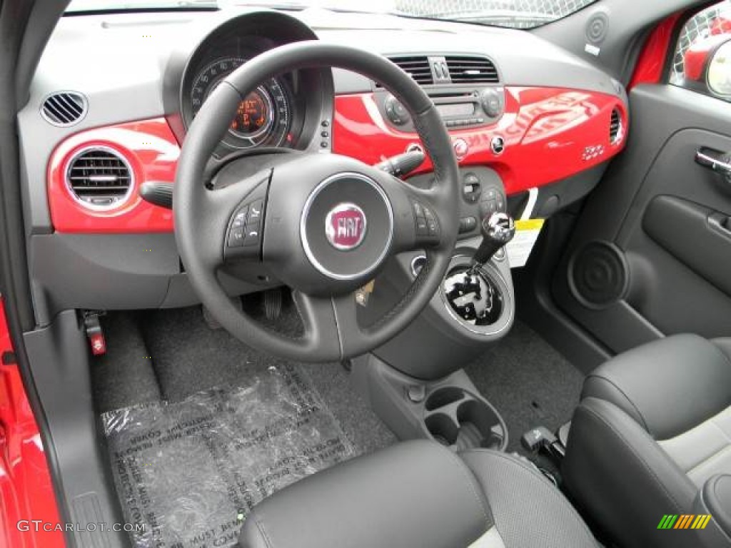 Sport Tessuto Nero/Nero (Black/Black) Interior 2012 Fiat 500 Sport Photo #61720932