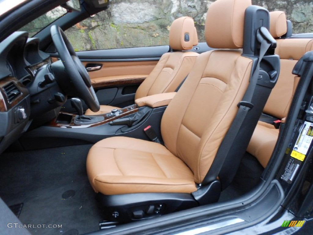 2009 3 Series 328i Convertible - Black Sapphire Metallic / Saddle Brown Dakota Leather photo #8