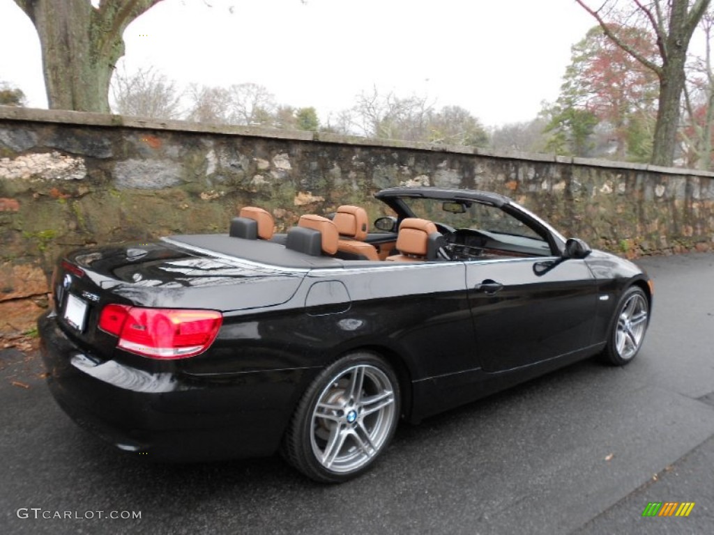 2009 3 Series 328i Convertible - Black Sapphire Metallic / Saddle Brown Dakota Leather photo #18