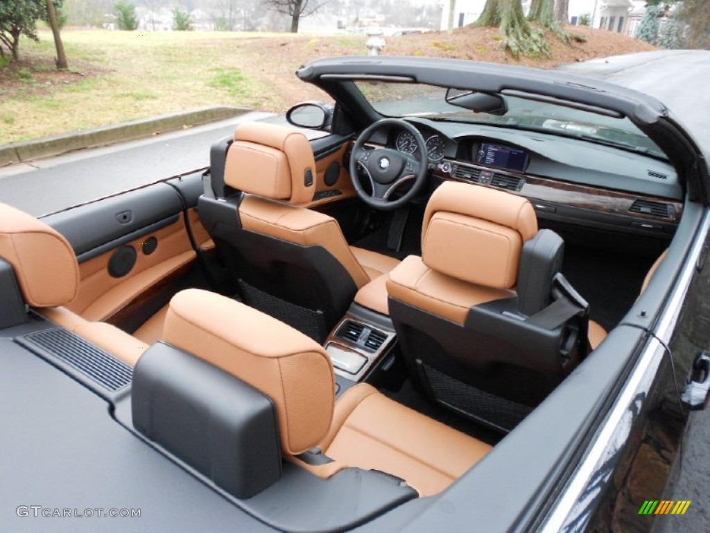 2009 3 Series 328i Convertible - Black Sapphire Metallic / Saddle Brown Dakota Leather photo #28