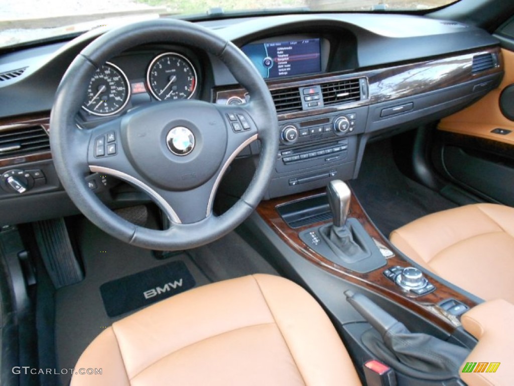 2009 3 Series 335i Convertible - Black Sapphire Metallic / Saddle Brown Dakota Leather photo #5